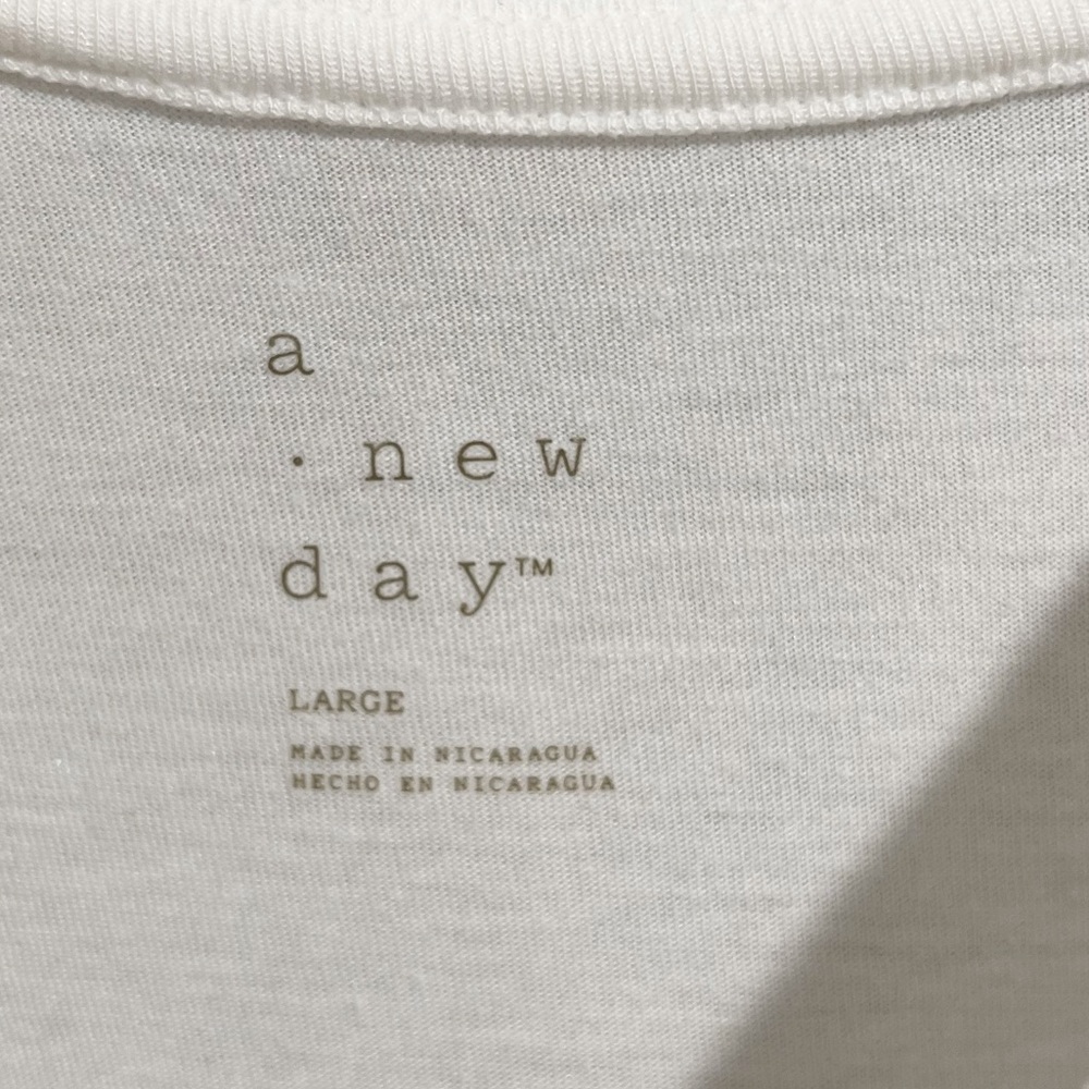 A New Day Short Sleeve Shirts Bundle of 2 Size Large - Picture 3 of 11